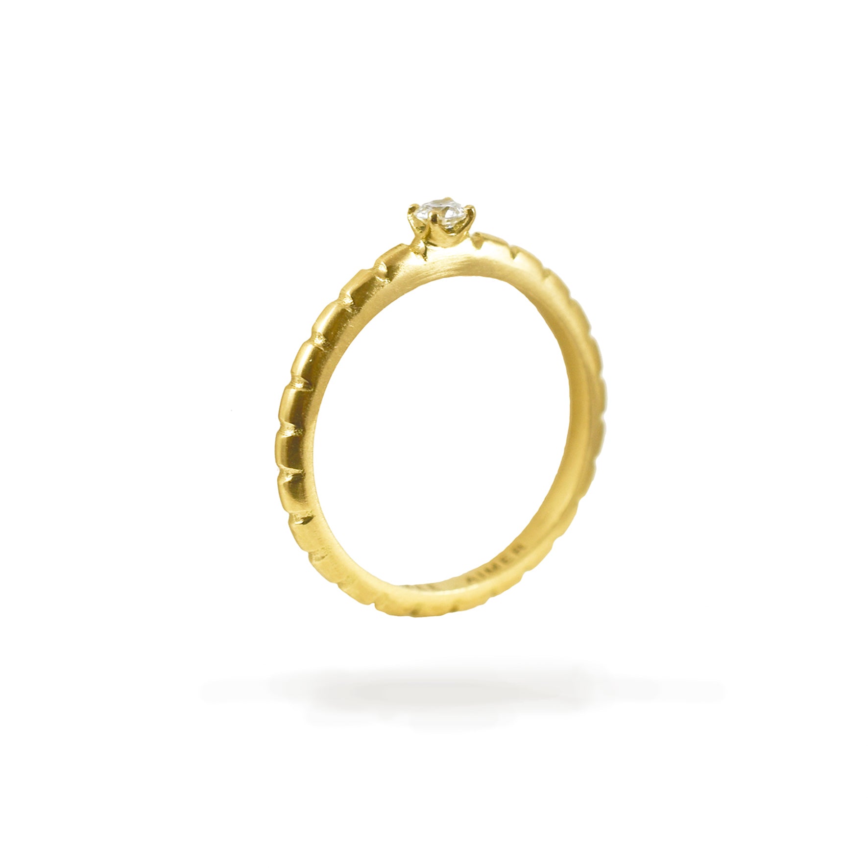 Aimée Aimer Spicy Love Bague or jaune diamant taille 54