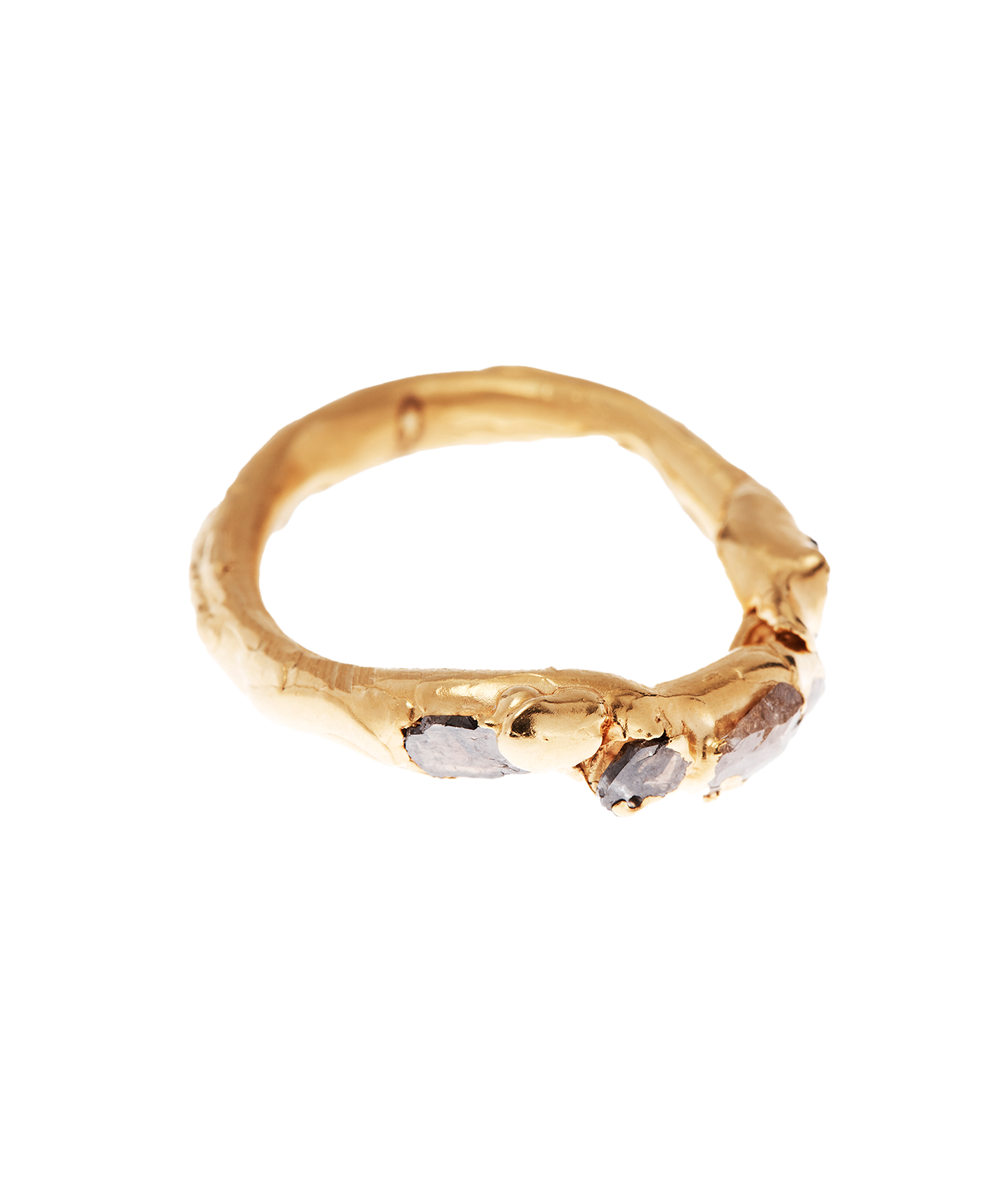 Alighieri Footprints Stars bague or diamant sur-mesure