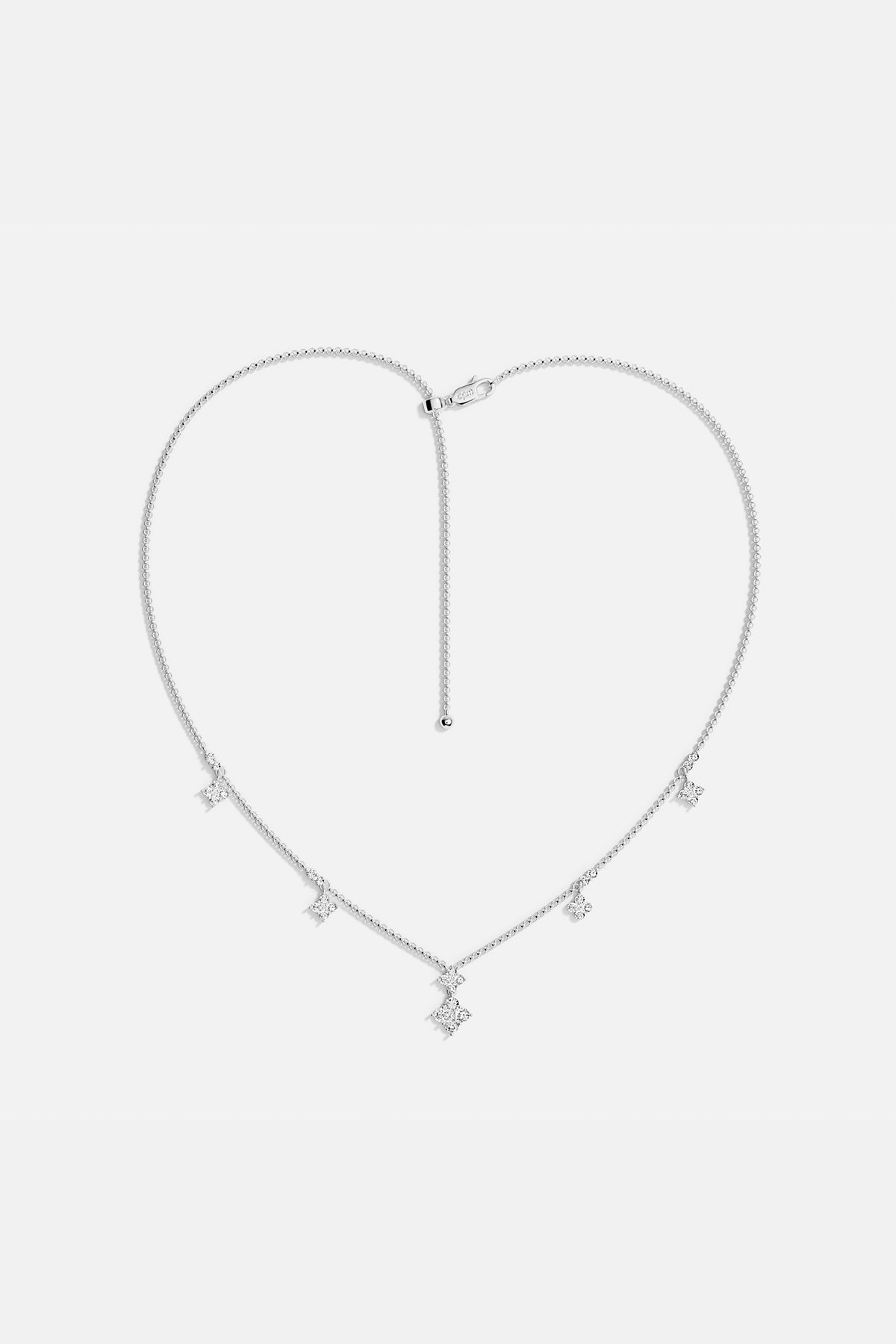 APM Monaco Lumière Éclat collier réglable blanc