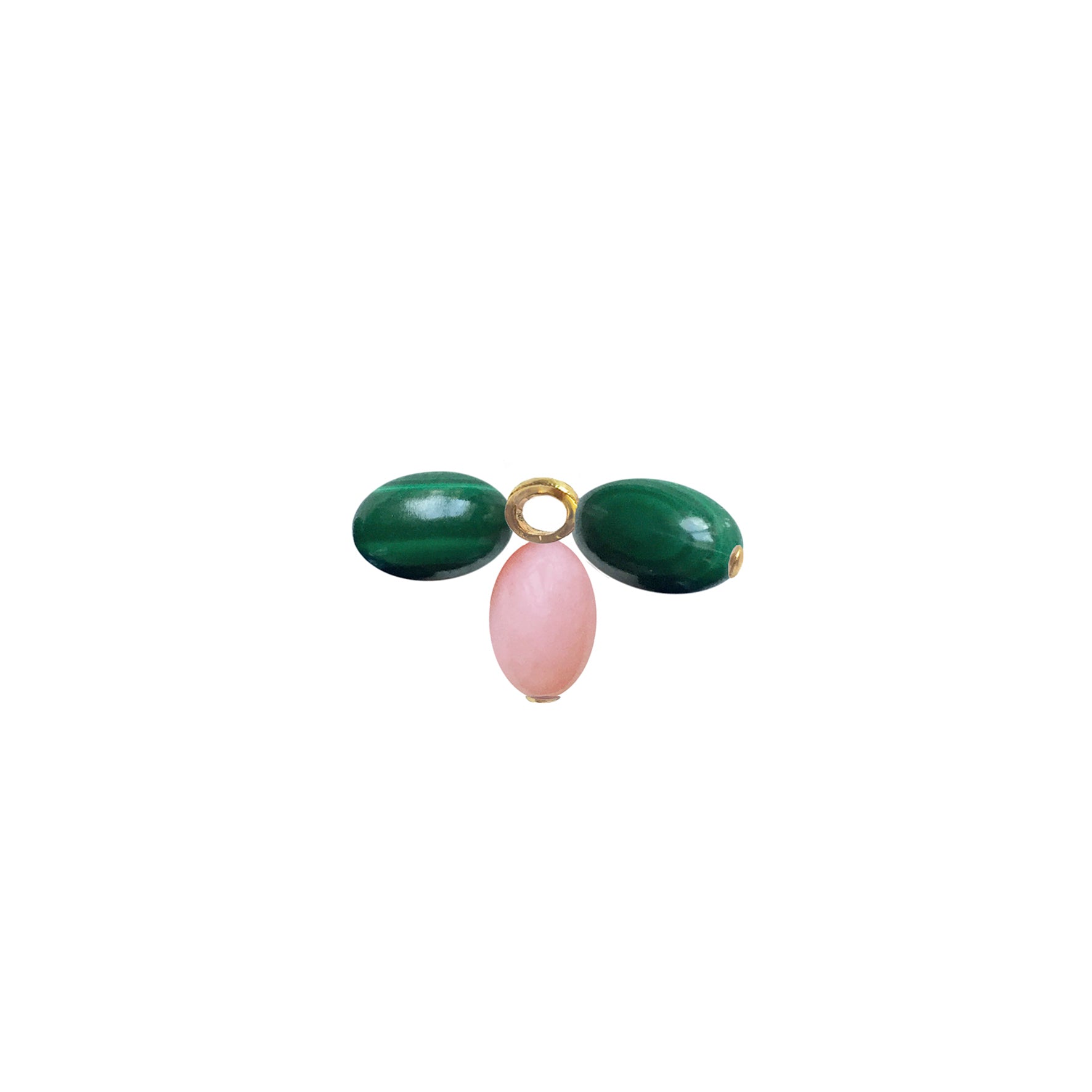 Aimée Aimer Tiare Charm lapis lazuli chrysoprase or jaune x1