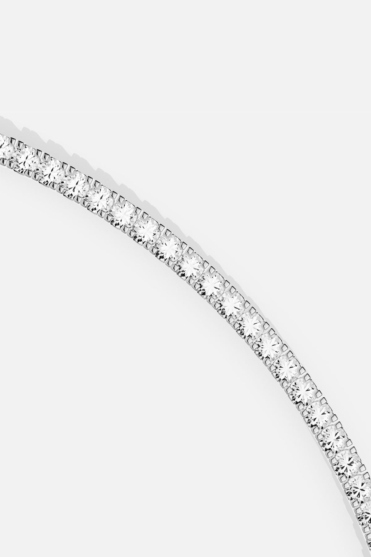 APM Monaco Lumière Tennis collier blanc zircon 40 cm