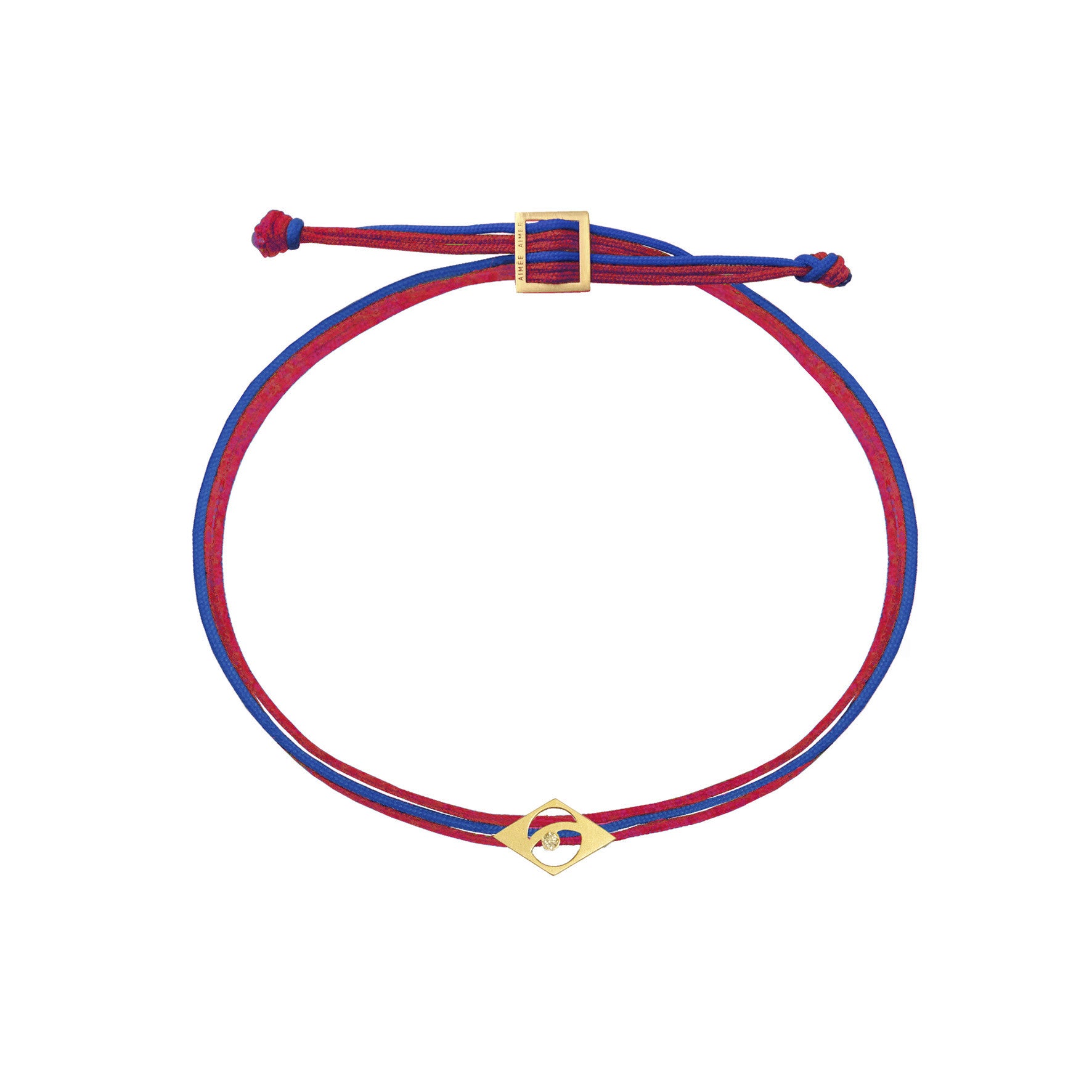 Aimée Aimer Constellation Bracelet Or Jaune Rouge Bleu