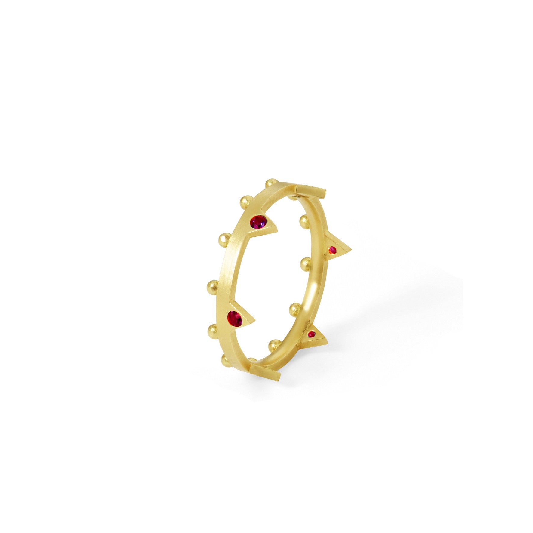 Aimée Aimer Bagues Bague Dea Or Jaune Rubis Gravure