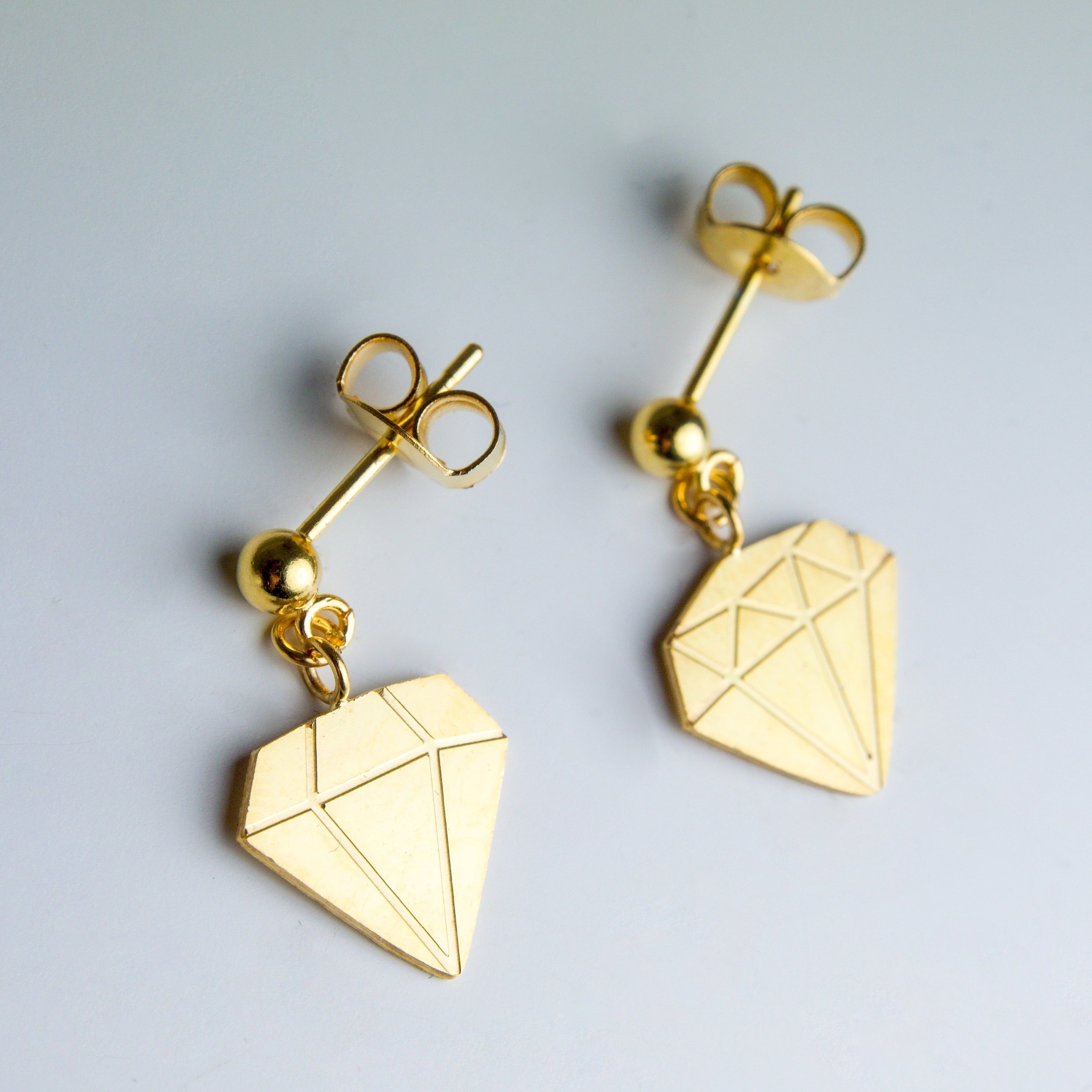 Adorabili Big Pampilles boucles pampilles Cœurs boule 4 mm doré