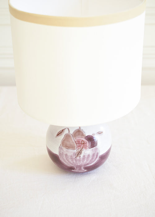 Cloutier Fruits lampe céramique boule pièce unique