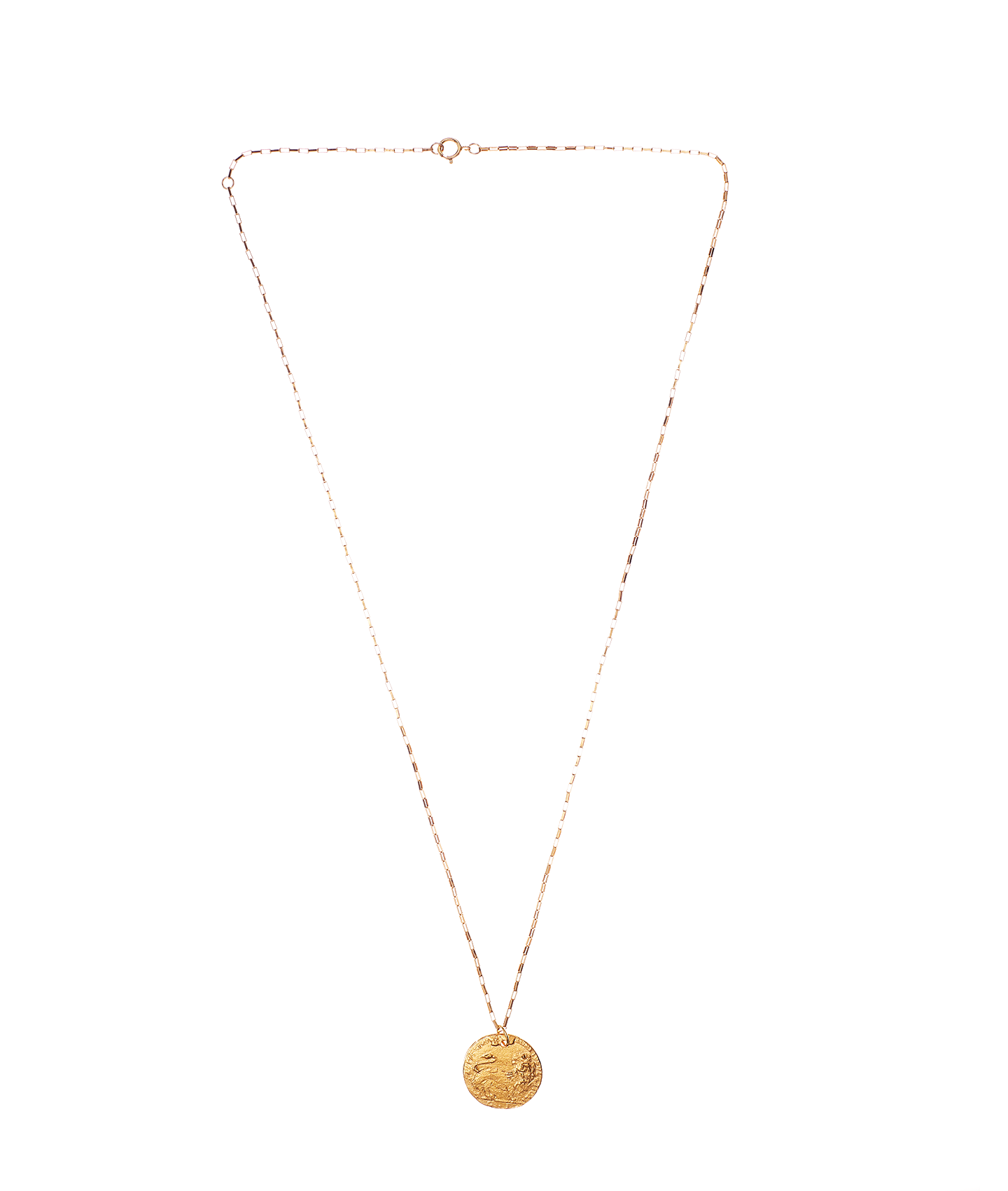 Alighieri Medium Leone Medallion collier plaqué or