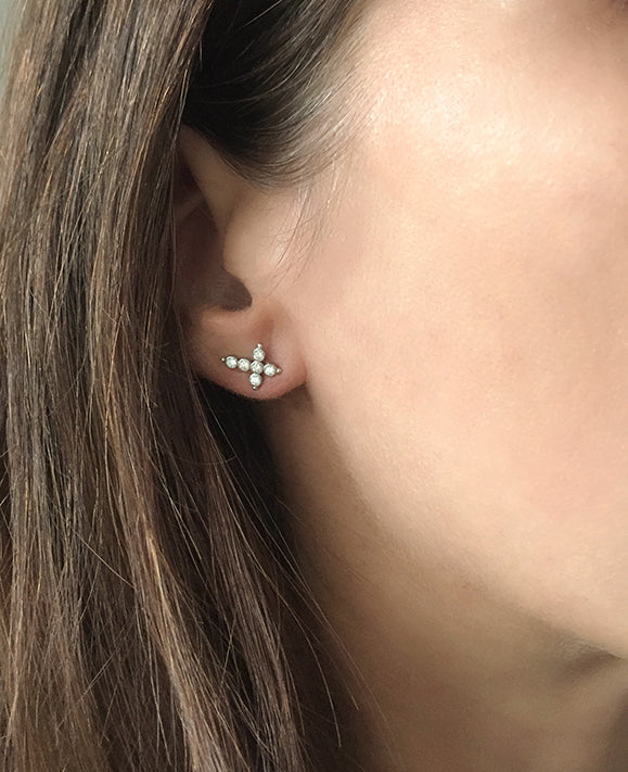 Aimée Aimer Petit AA puce or blanc diamants unité