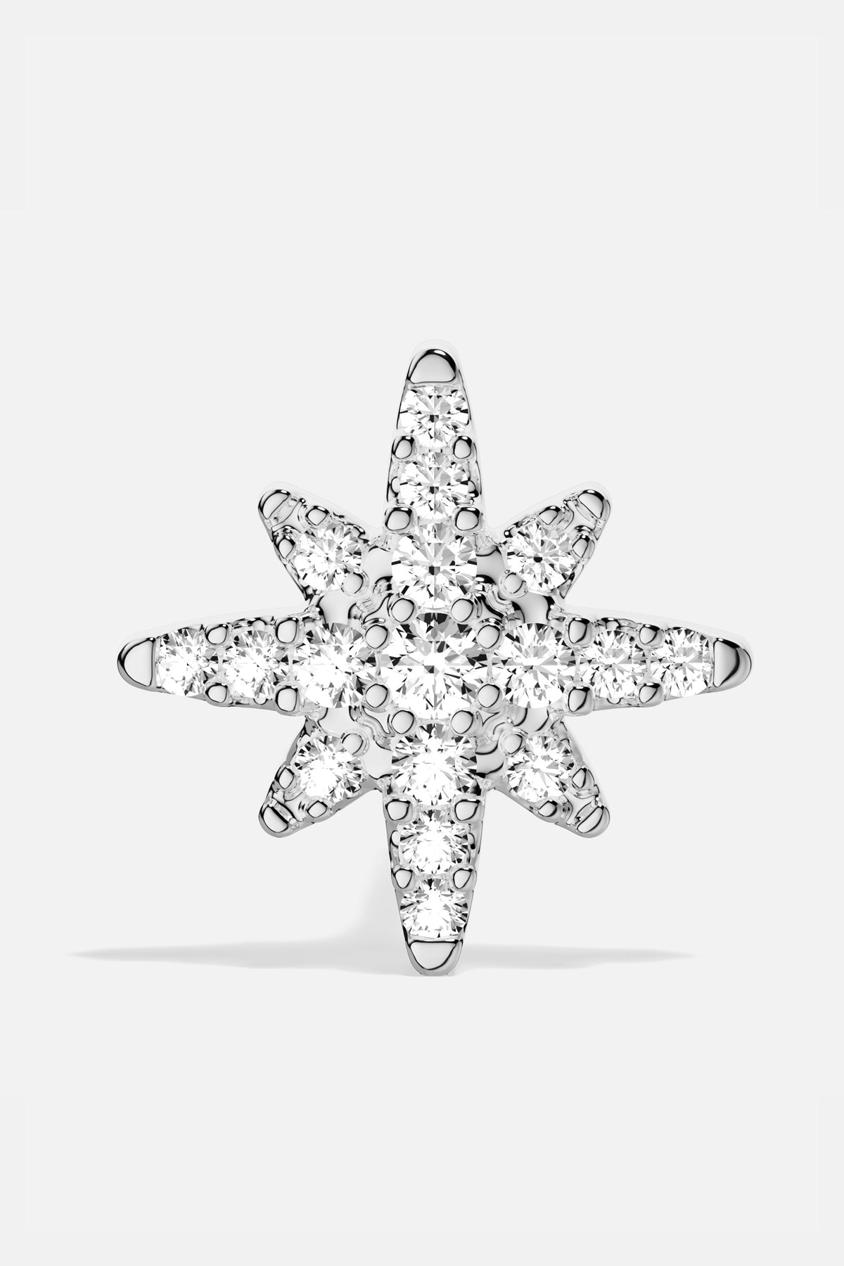 APM Monaco Météorites Puces étoile blanches 8 mm