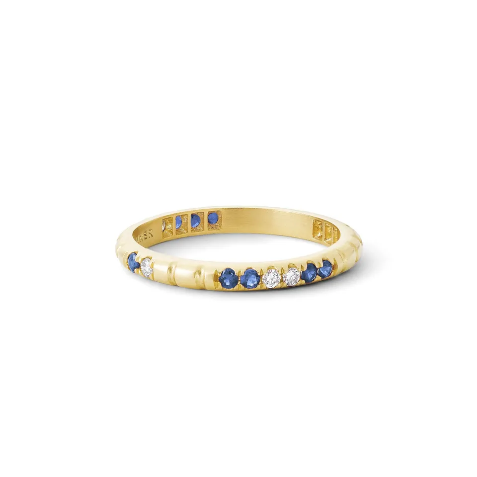Aimée Aimer Lignes F. bague Petites Lignes F. (4) or jaune saphir