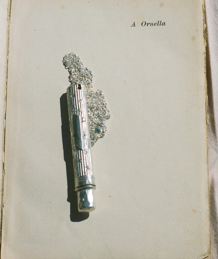 Alighieri Annotator collier argent crayon rouge gravable