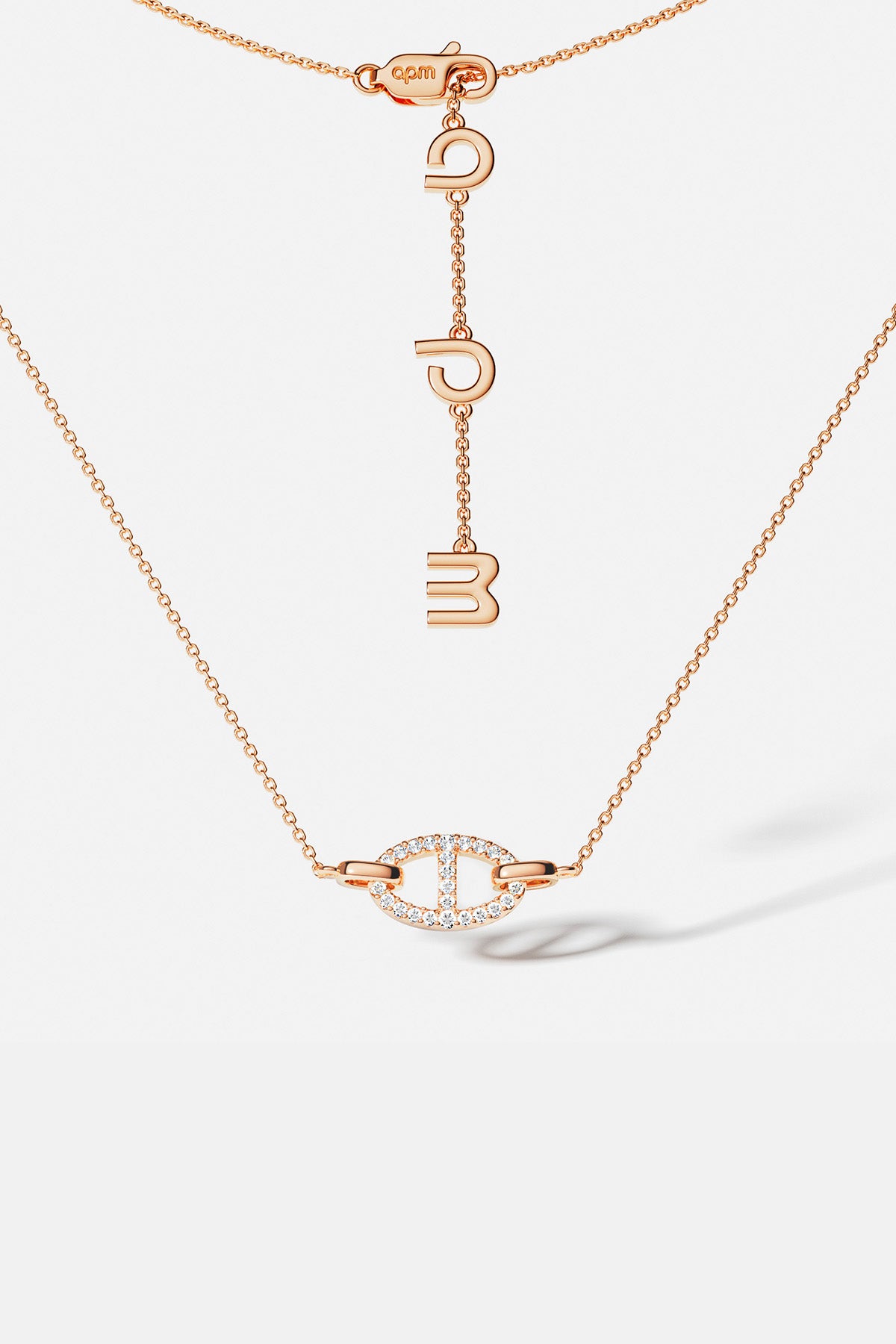 APM Monaco Yacht Club Marine collier or rose 45 cm