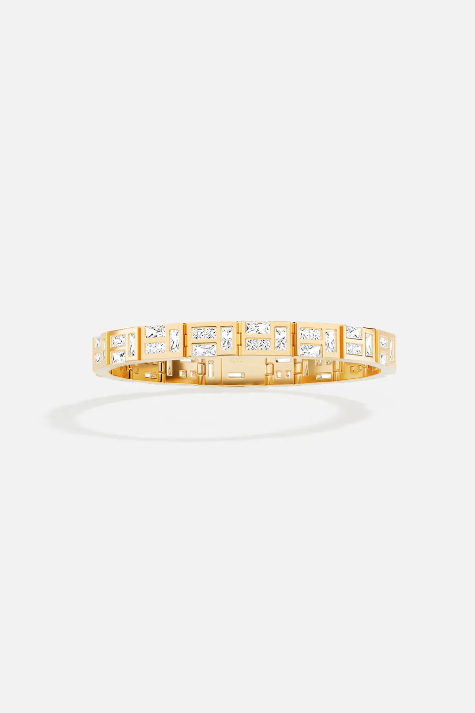 APM Monaco Festival Ice bracelet or jaune baguette