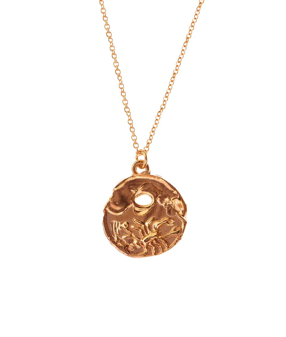 Alighieri Scorpio Medallion collier zodiaque or 9 carats