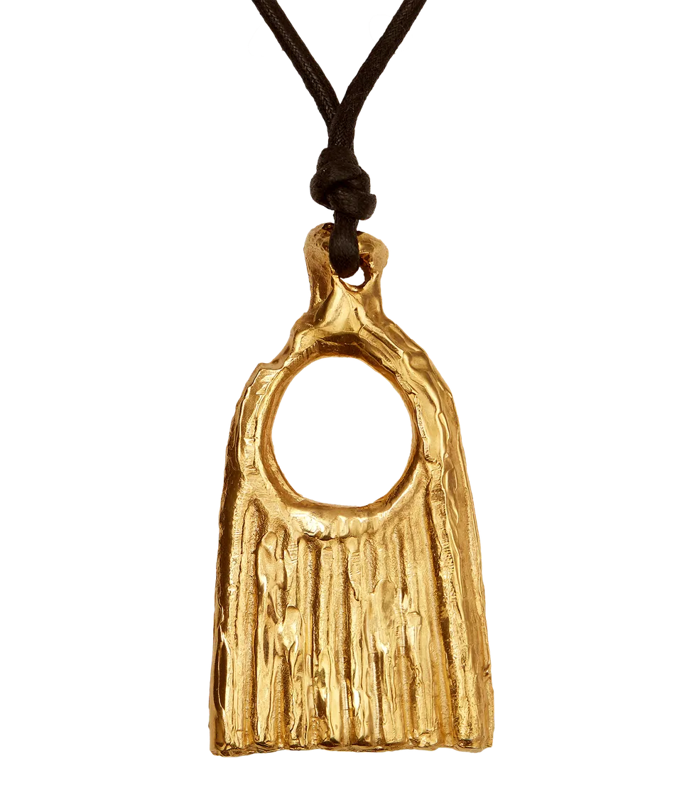 Alighieri Vanitas collier pendentif peigne antique doré