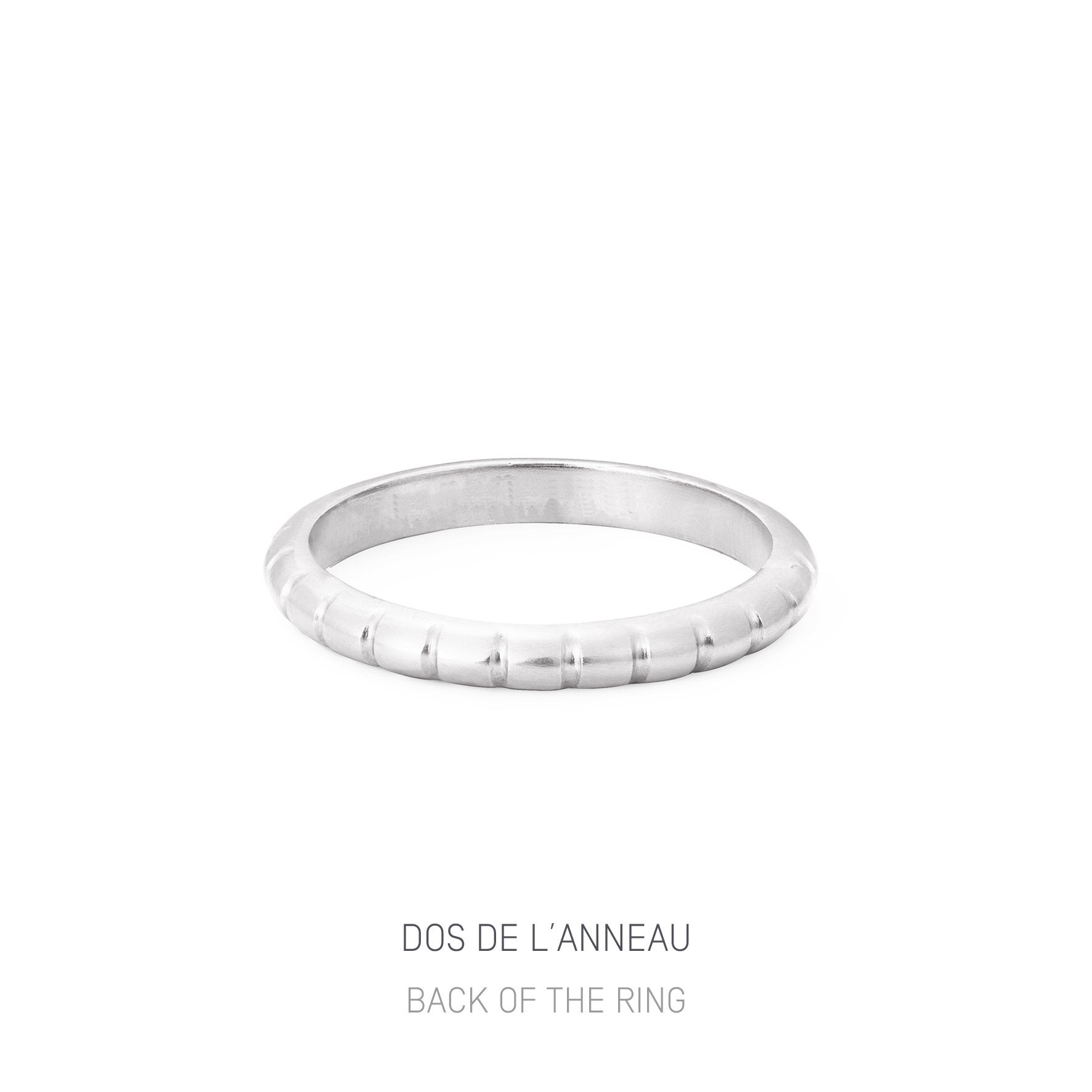 Aimée Aimer Bi bague or blanc diamants alliance taille 52