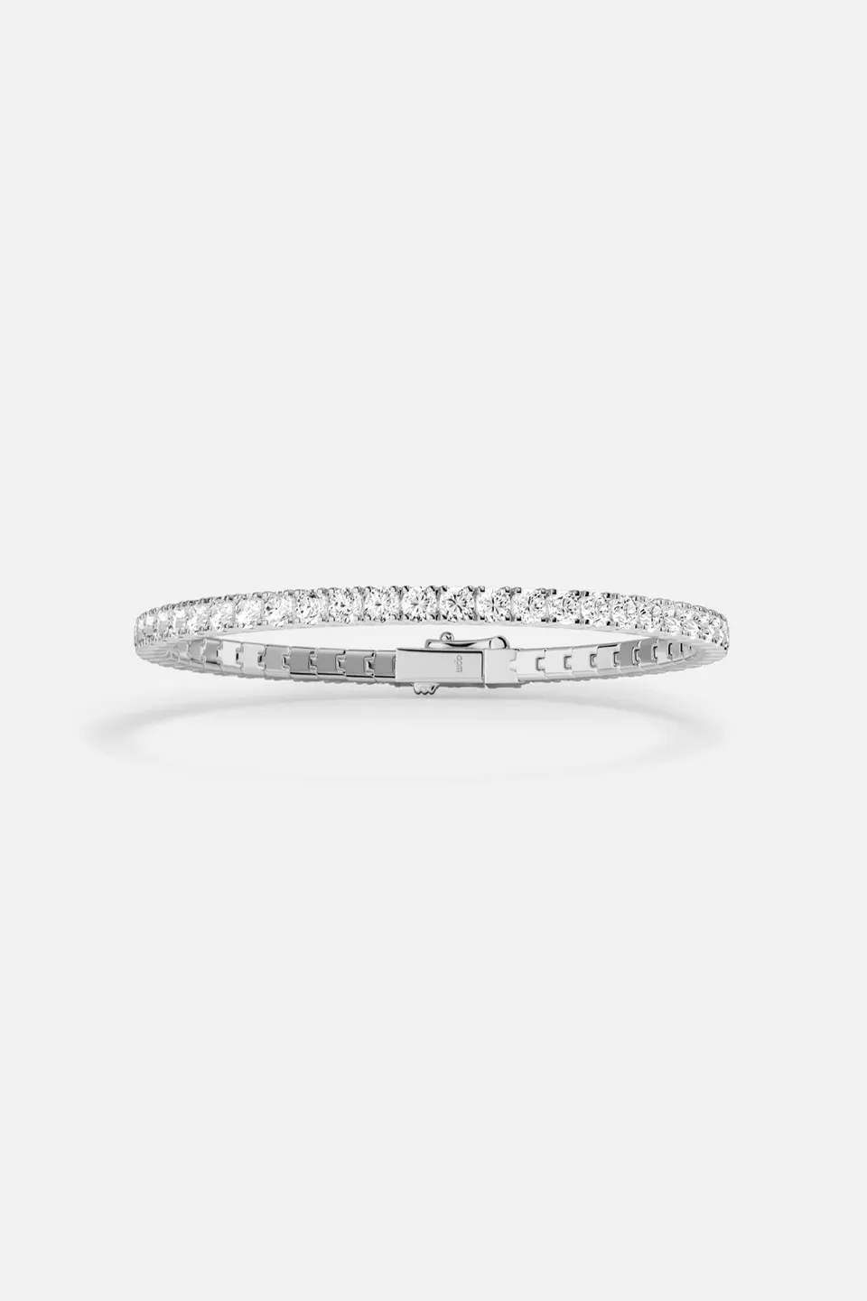 APM Monaco Lumière Tennis Bracelet blanc 18 cm