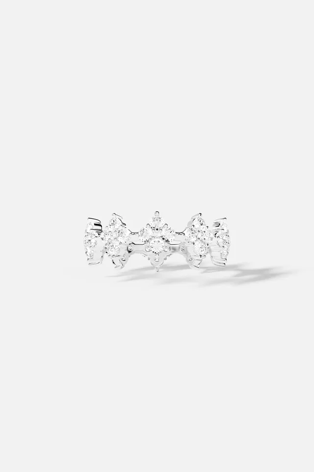 APM Monaco Lumière Éclat bague argent blanc 6,2 mm