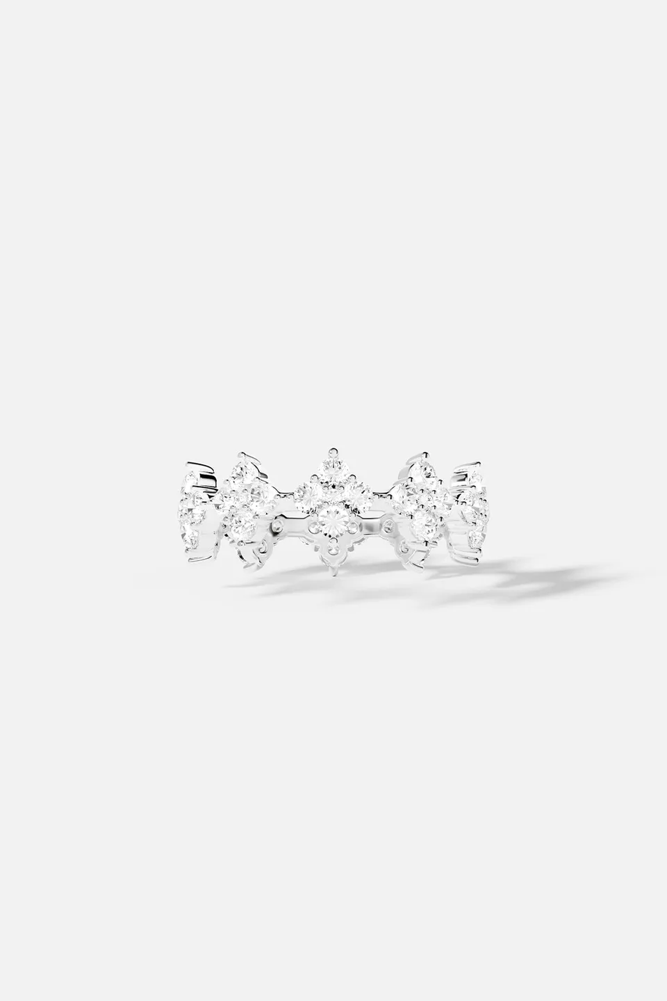 APM Monaco Lumière Éclat bague argent blanc 6,2 mm
