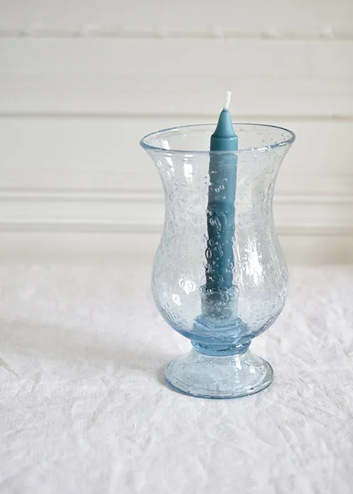 Aimée Aimer Photophore Ciel Biot Verre Bullé 19 cm