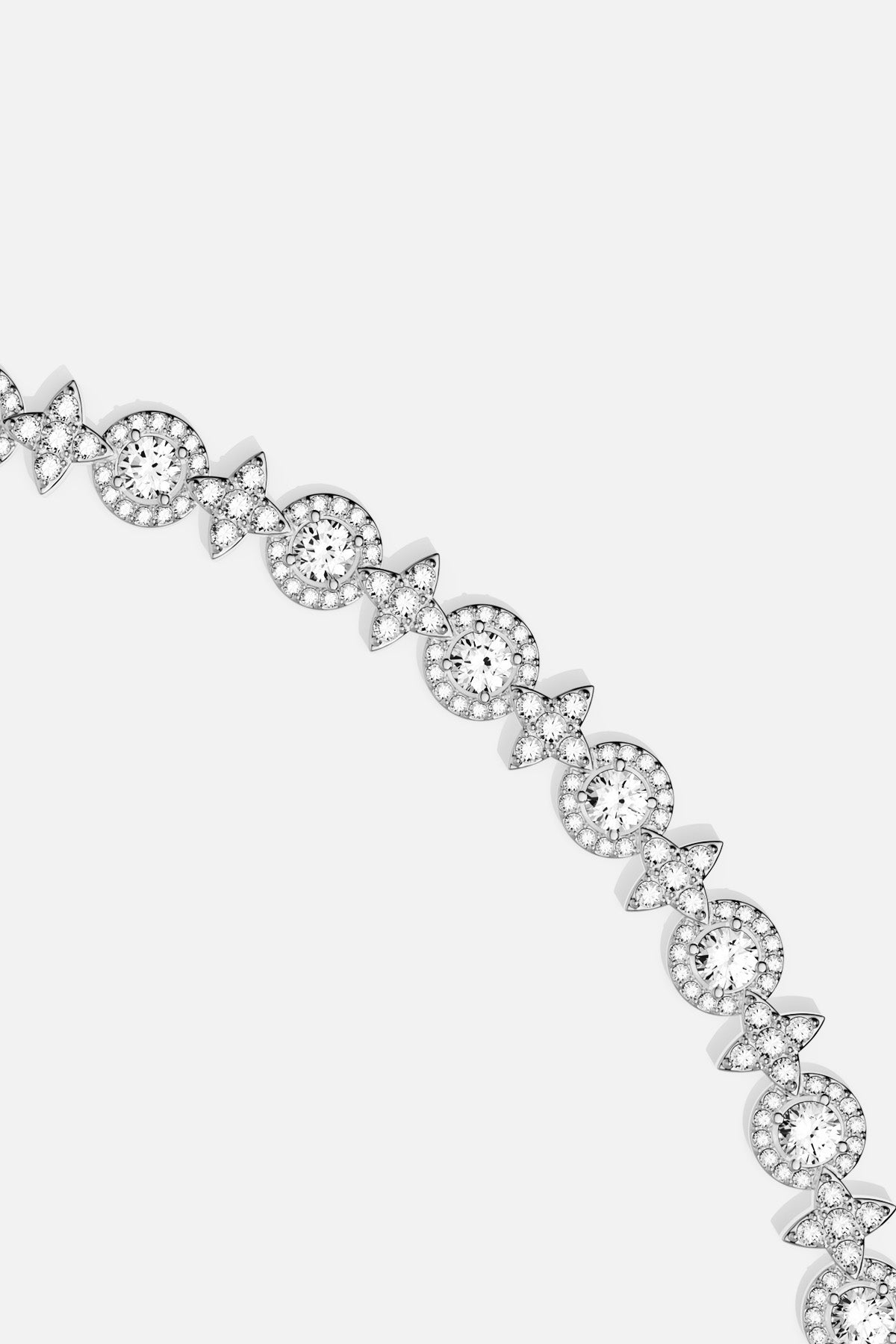 APM Monaco Météorites Glamour collier choker blanc zircones