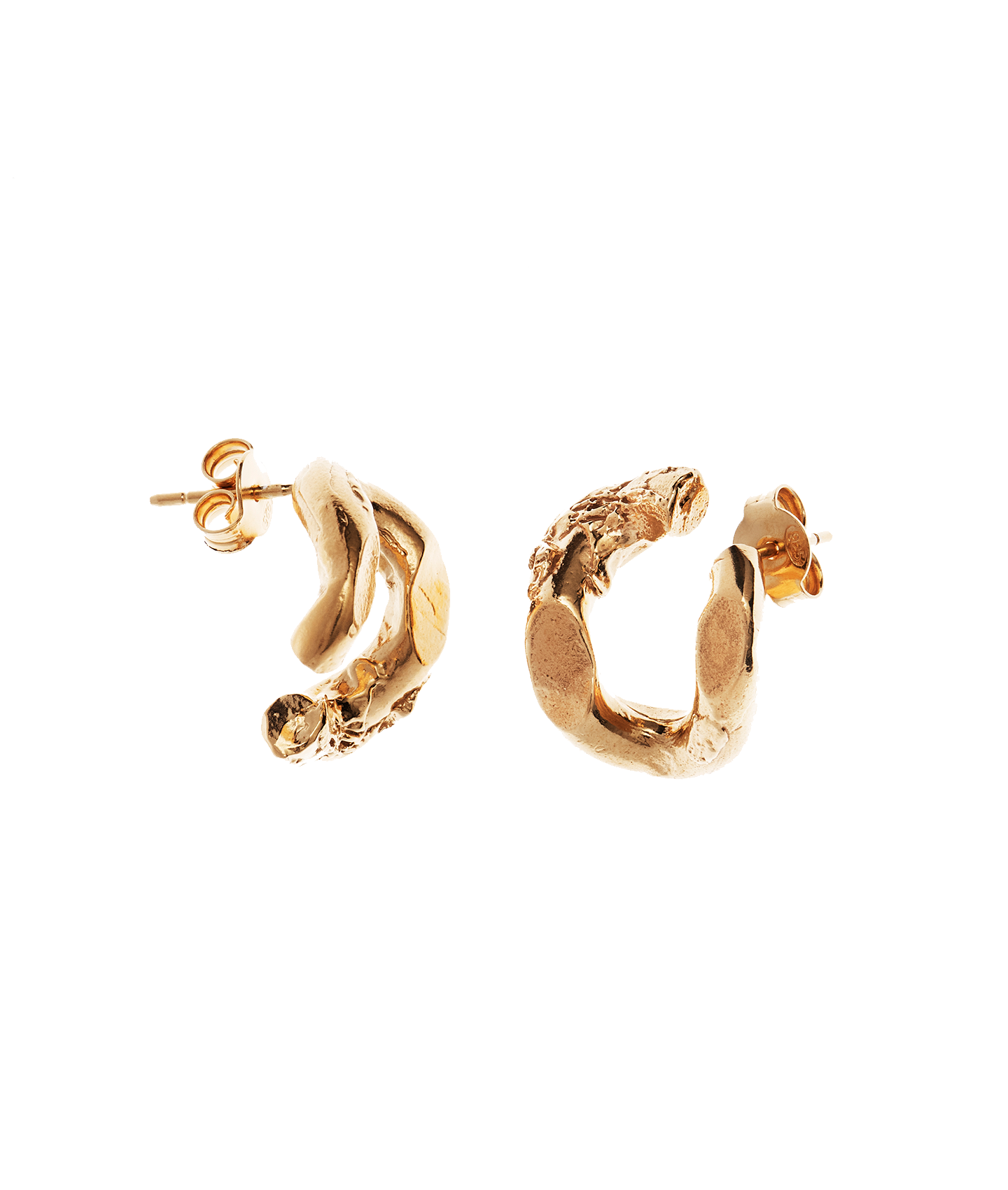 Alighieri The Flashback boucles d’oreilles bronze plaqué or 24kt