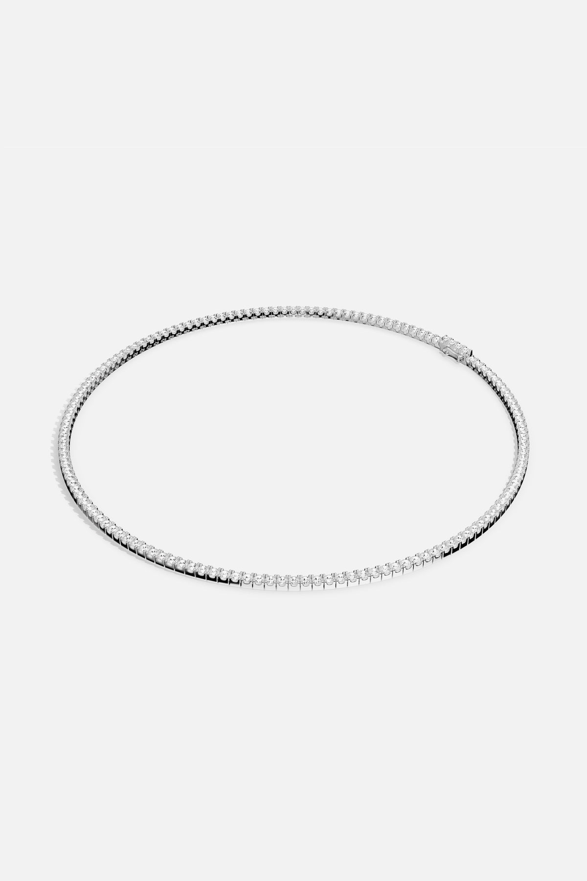 APM Monaco Lumière Tennis collier blanc zircon 40 cm