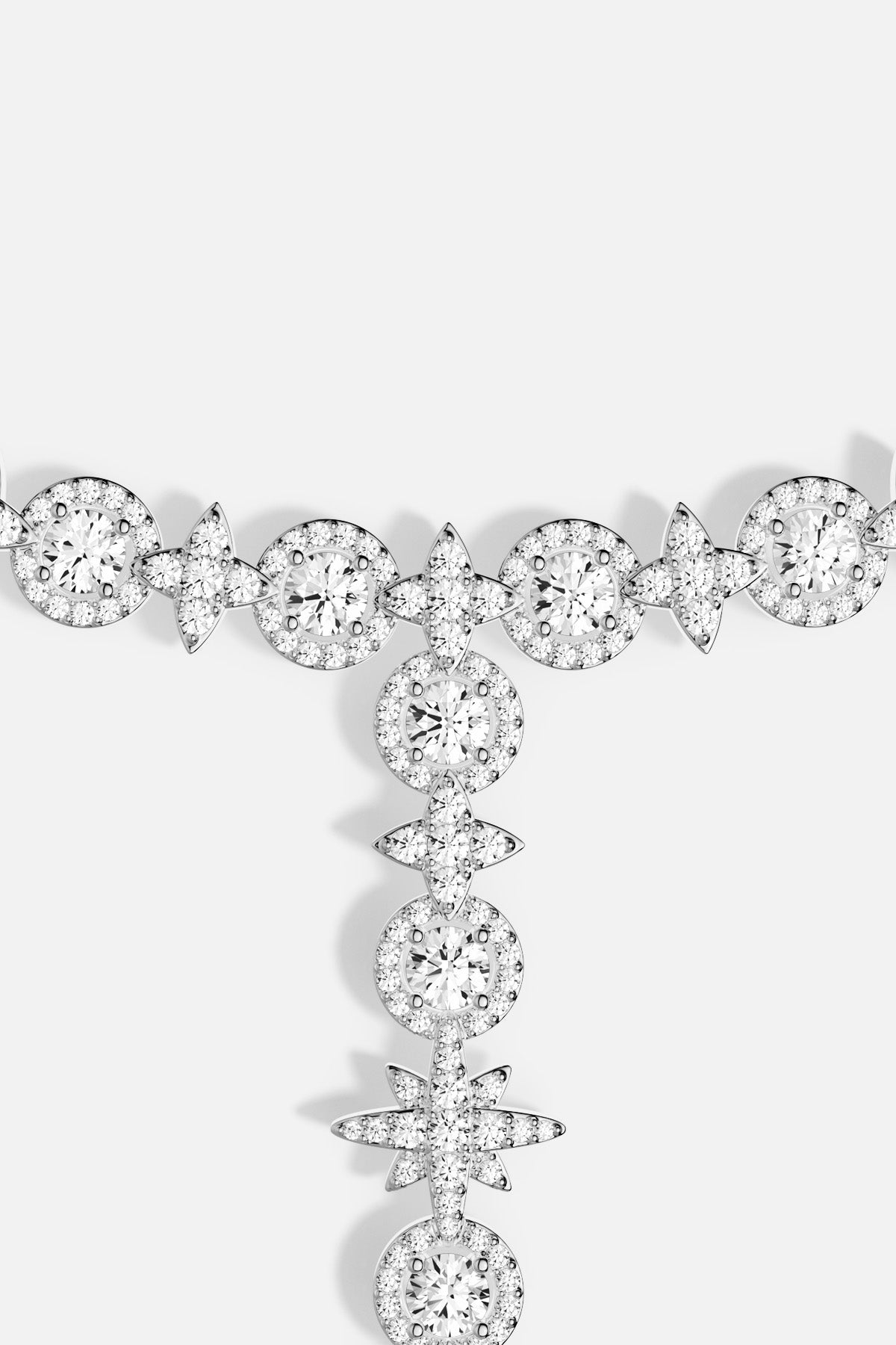 APM Monaco Météorites Glamour Collier blanc 39 cm