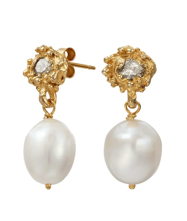 Alighieri Diamond Spark boucles d'oreilles or 9 carats diamant
