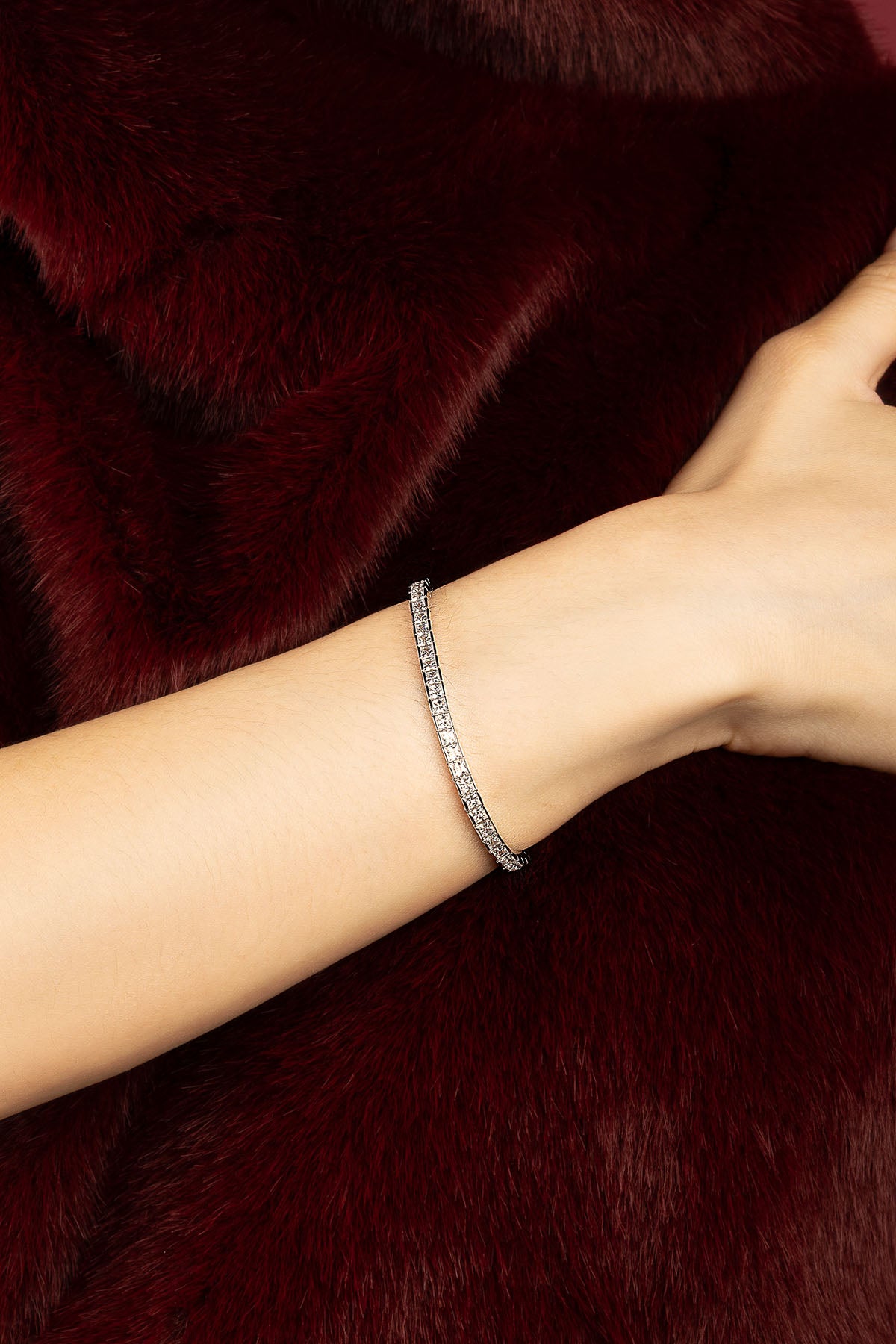 APM Monaco Festival Monaco Bracelet zircon blanc taille M
