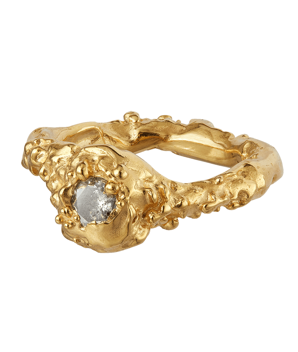 Alighieri Diamond Spark bague diamant or 9ct taille M