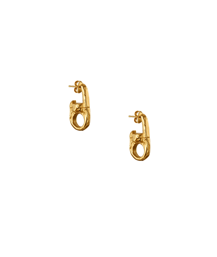 Alighieri High Seas boucles d'oreilles bronze doré 24ct