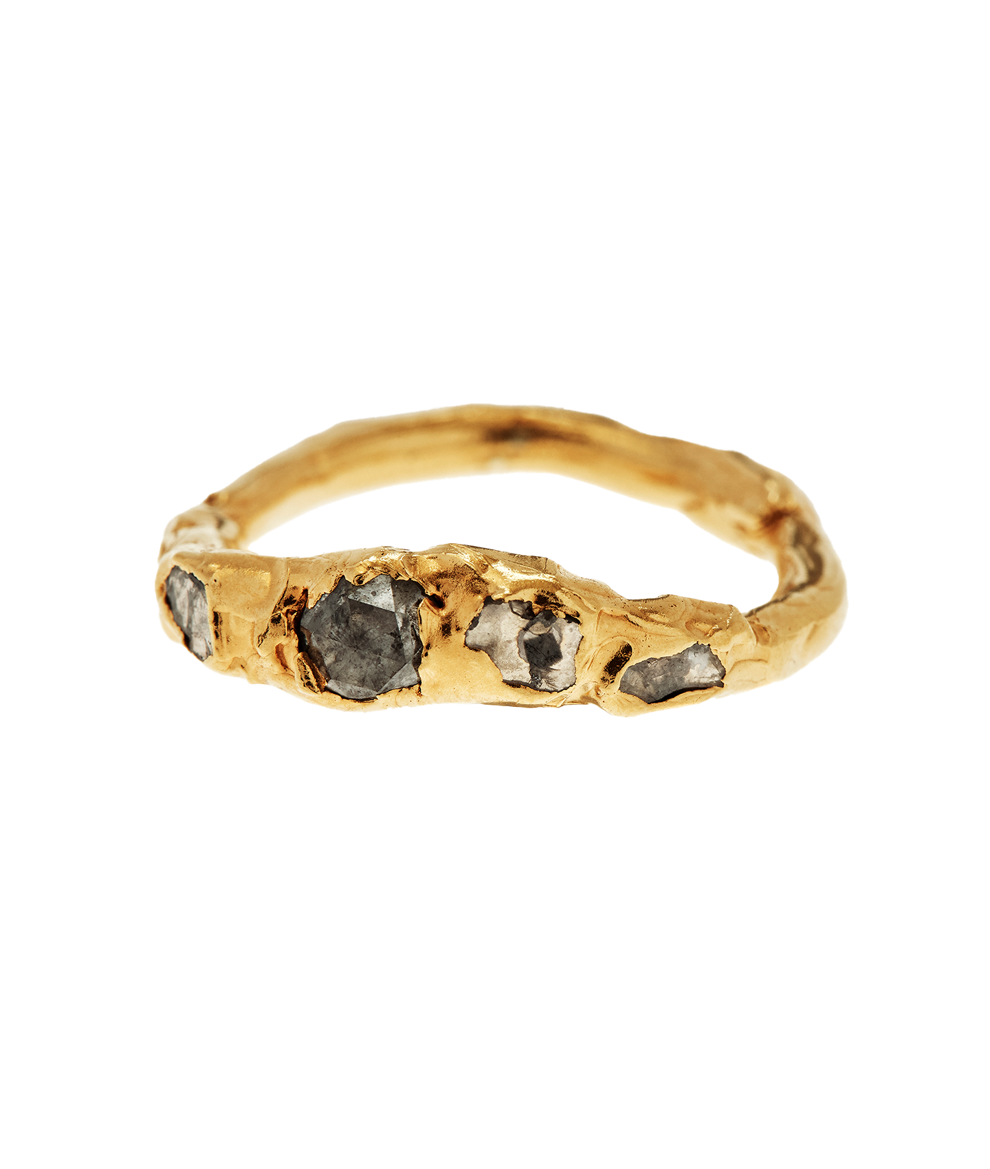 Alighieri The Far Side of the Moon bague or massif pièce unique