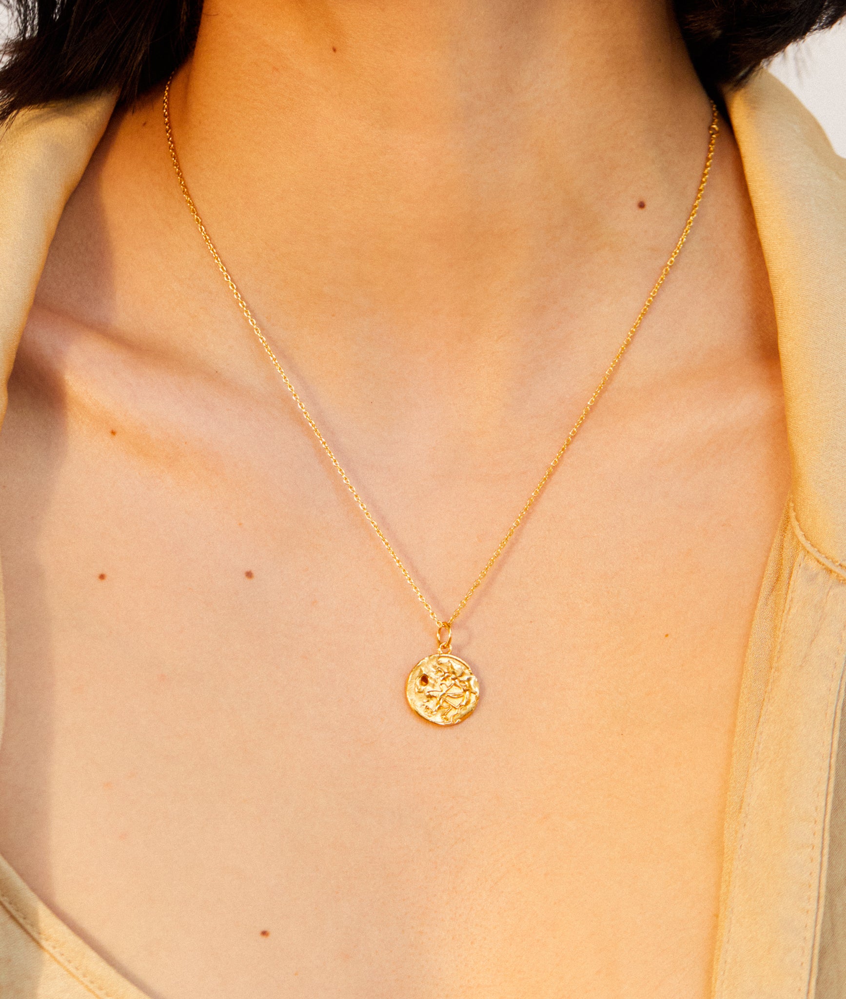 Alighieri The Sagittarius Medallion collier sagittaire or