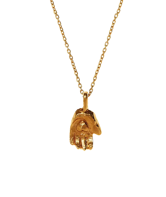 Alighieri Token of Love Amulette Collier Plaqué Or