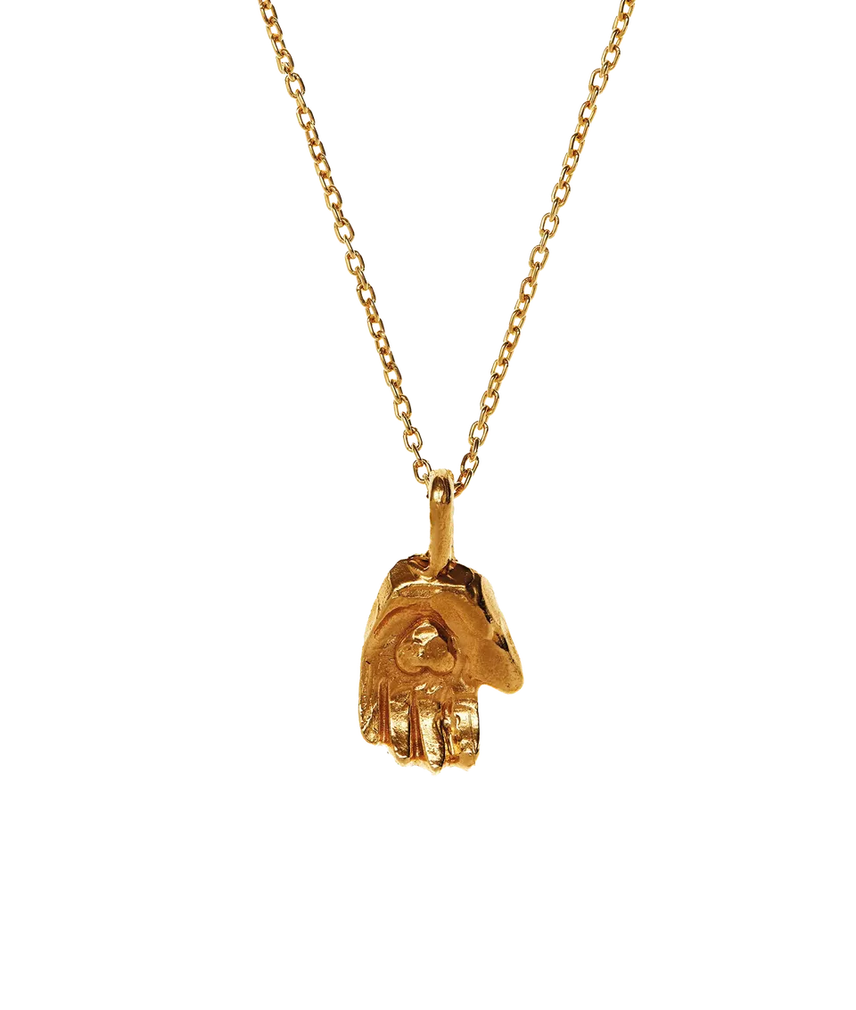 Alighieri Token of Love Amulette Collier Plaqué Or