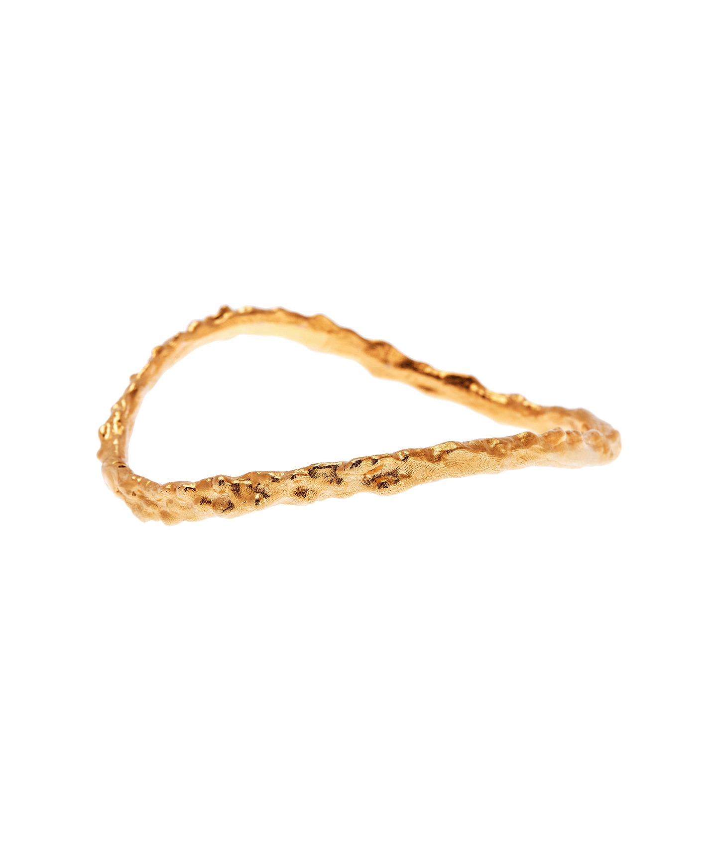 Alighieri The Inferno Bangle jonc doré texturé Rock