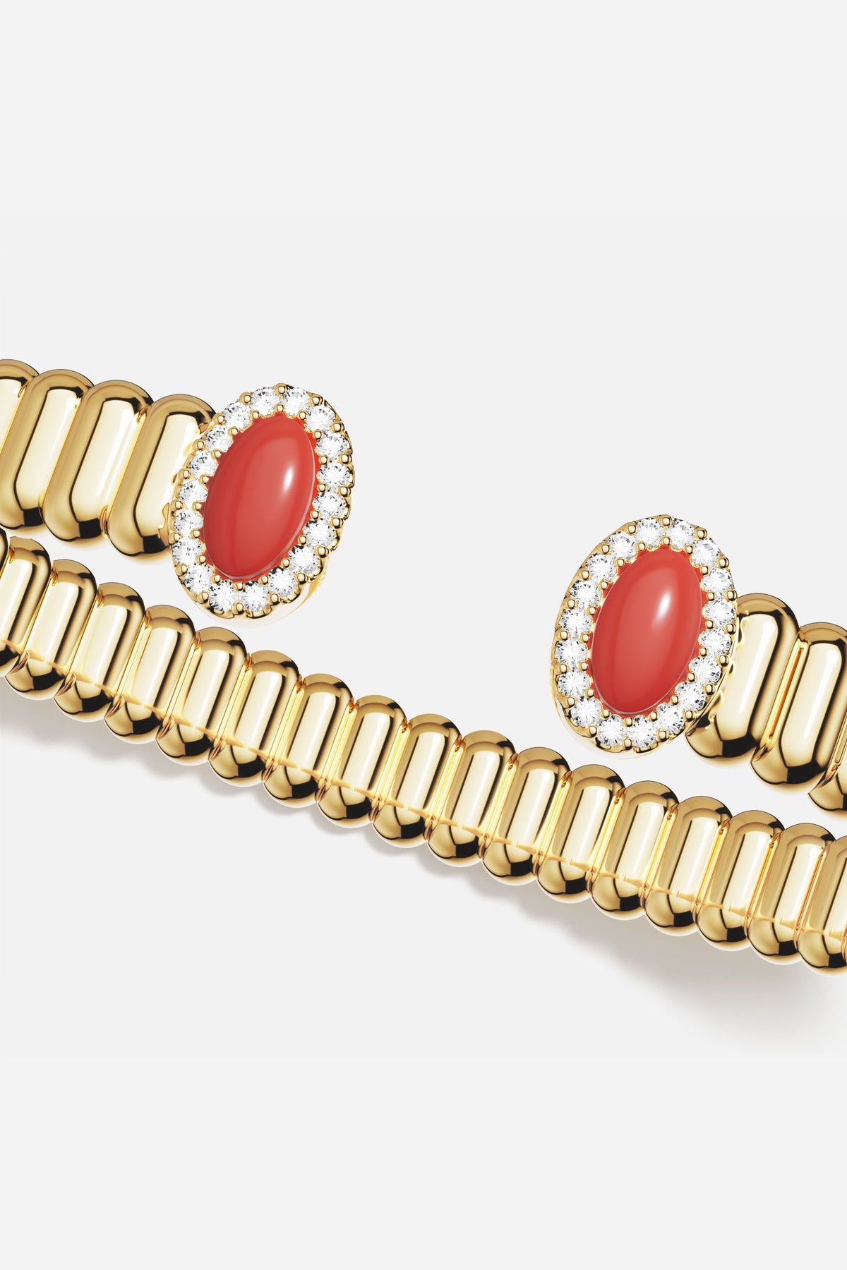 APM Monaco Méditerranée Calanques bracelet corail L 18 cm