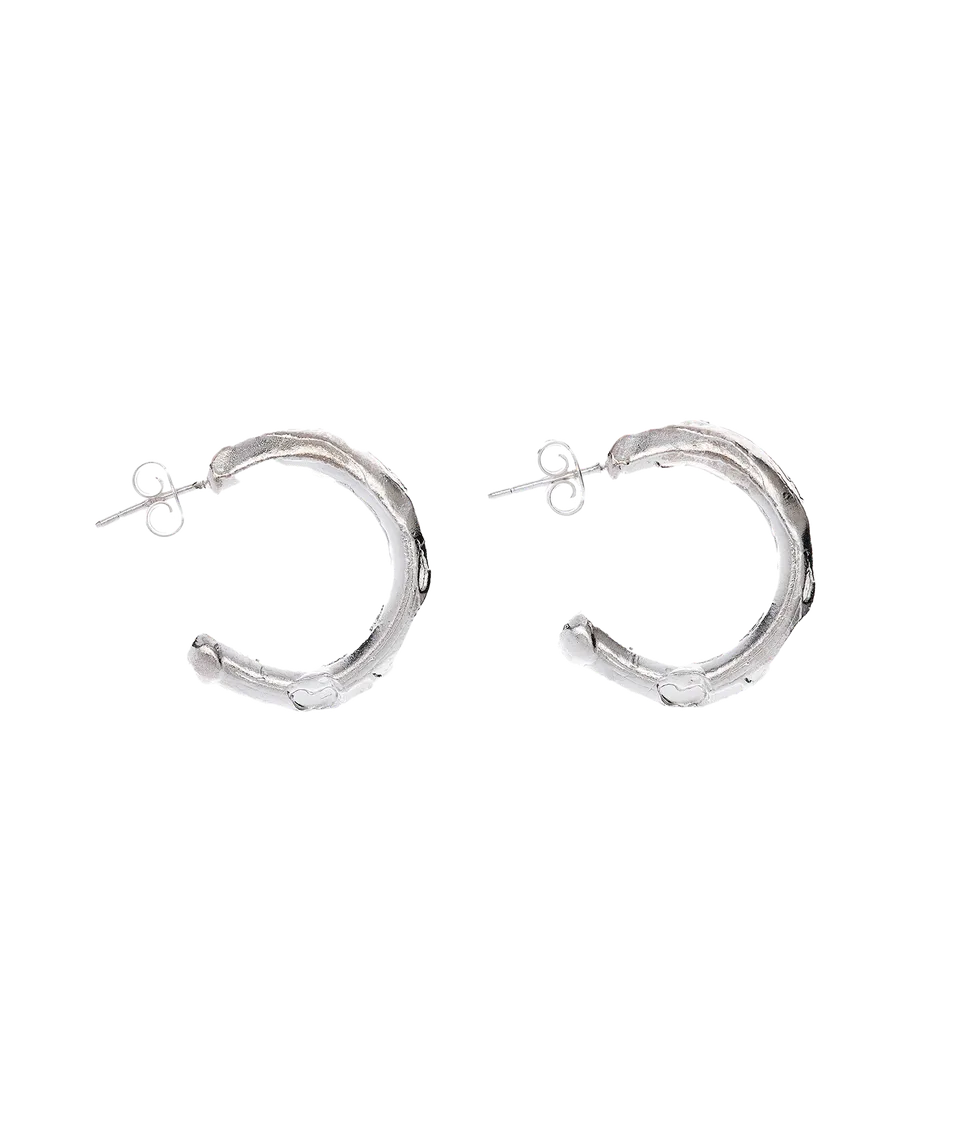 Alighieri Etruscan Reminder créoles argent sterling