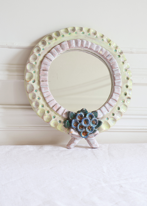 Aimée Aimer Objets Miroir Fleurs des champs Jeanne Champillou 30 cm
