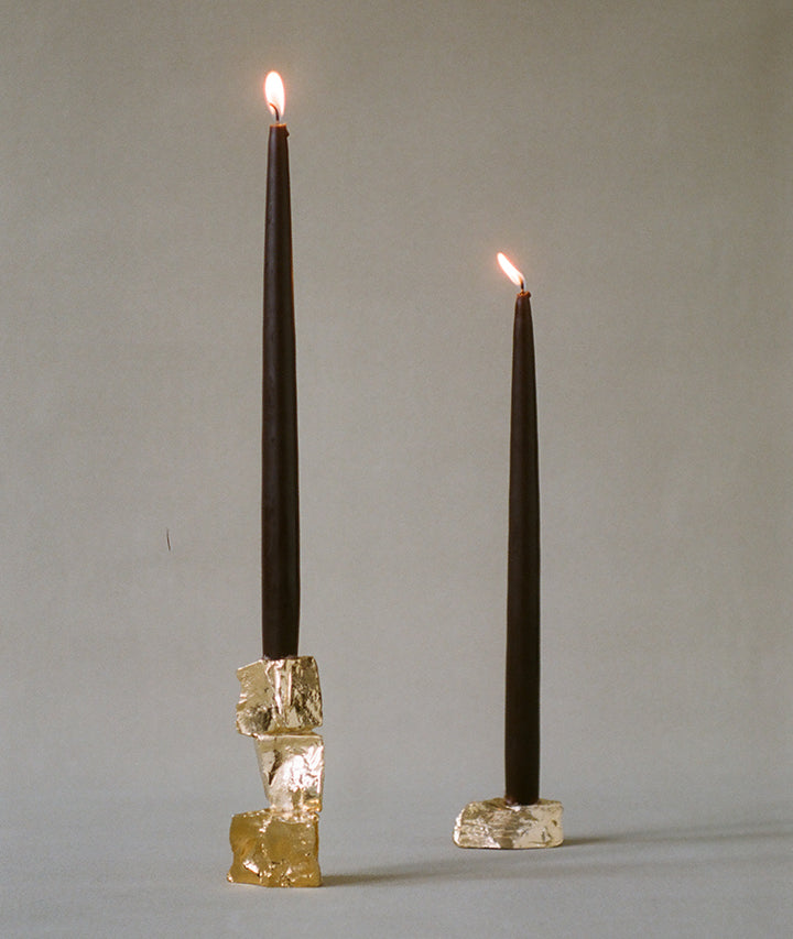 Alighieri CASA Ritual of the Rock bougeoir laiton doré
