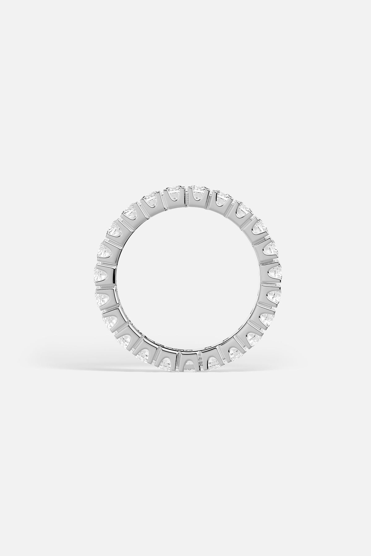 APM Monaco Lumière Tennis bague blanche zirconia taille 52
