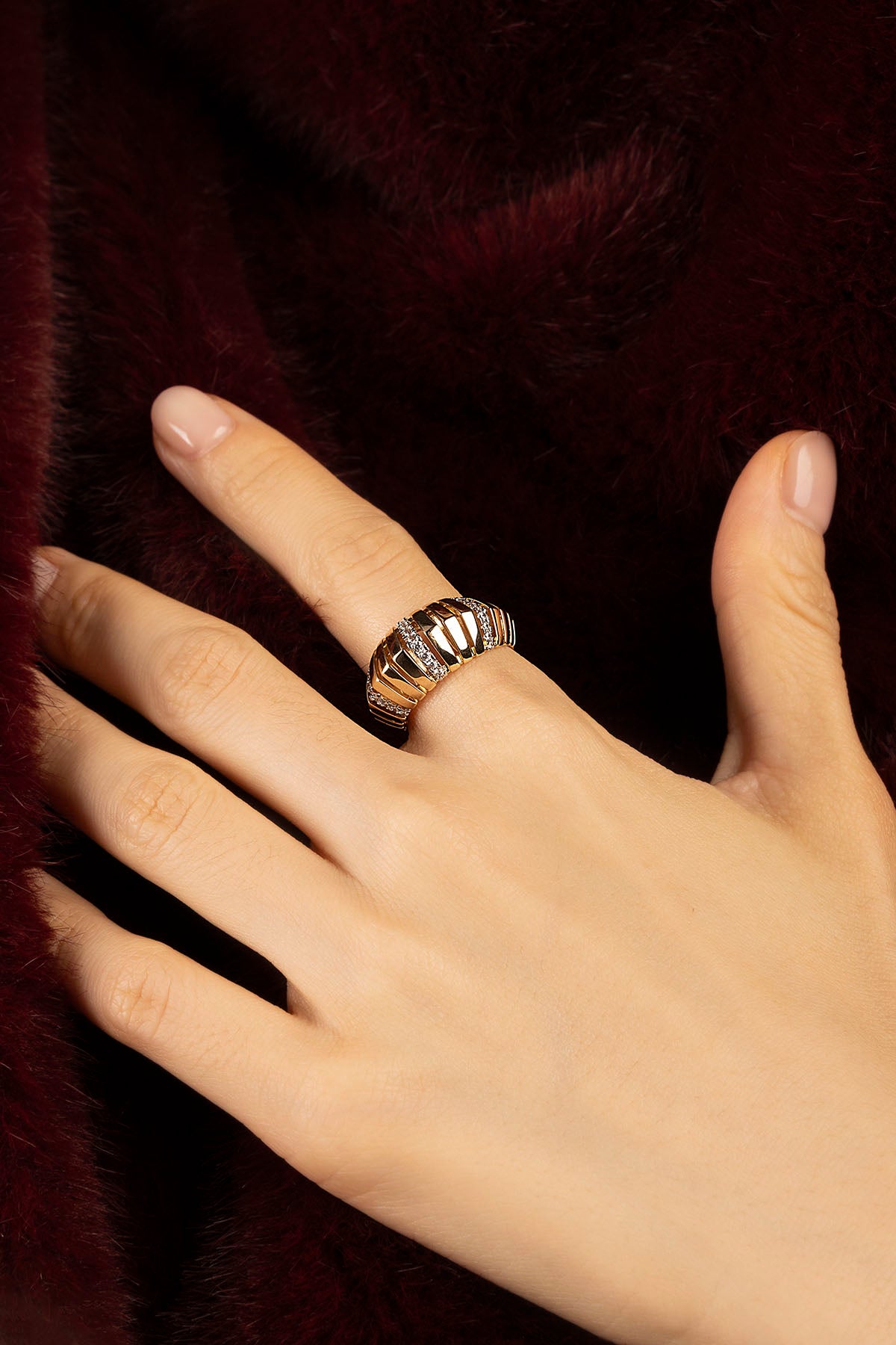 APM Monaco Soleil Rayon de Soleil bague dorée