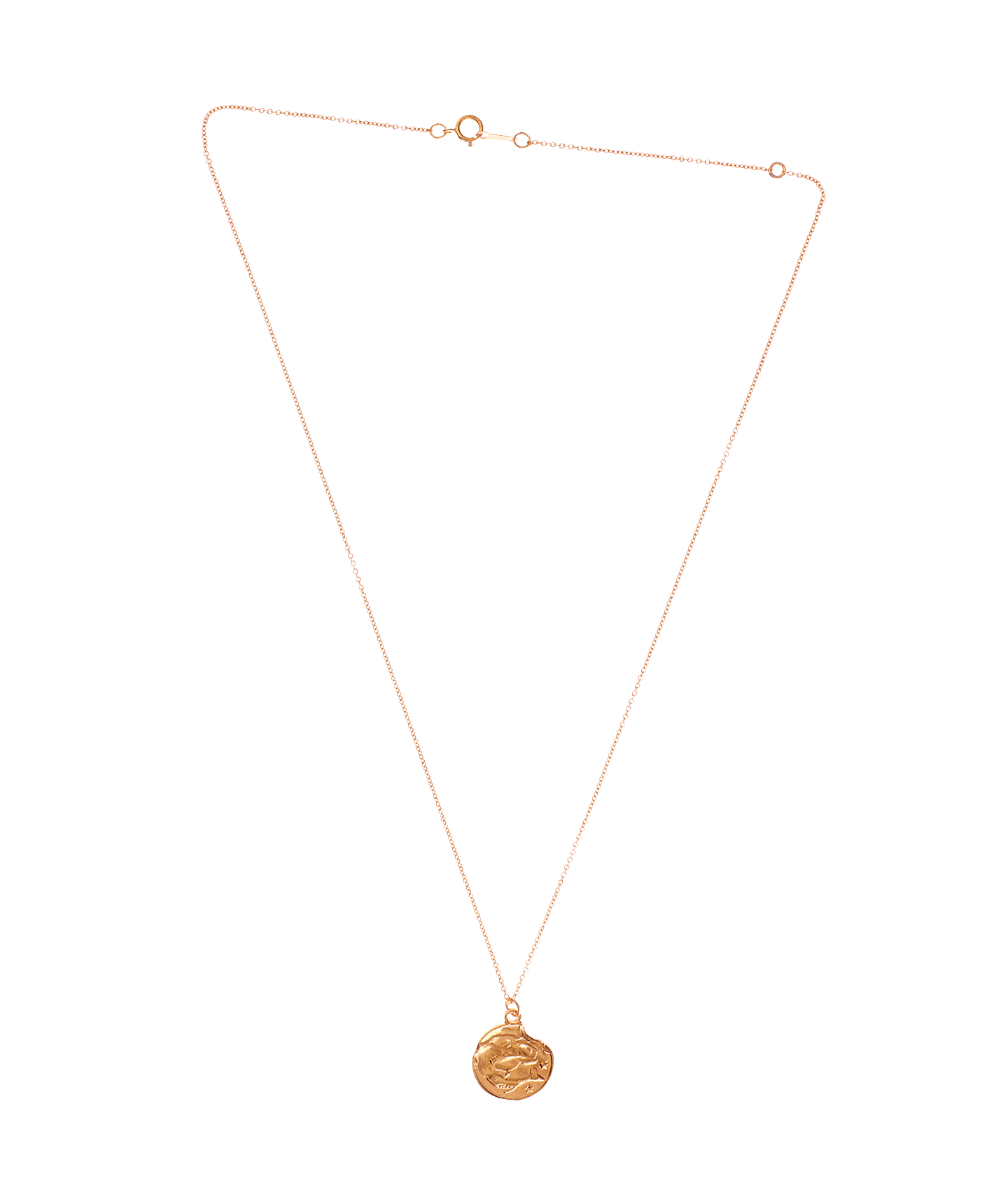Alighieri Pisces Medallion collier médaille or