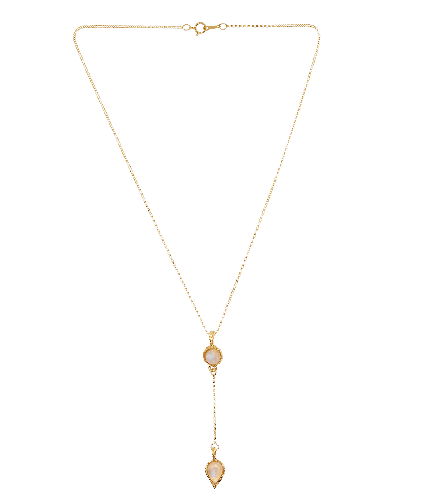 Alighieri Bewitching Rocks collier pierre de lune plaqué or