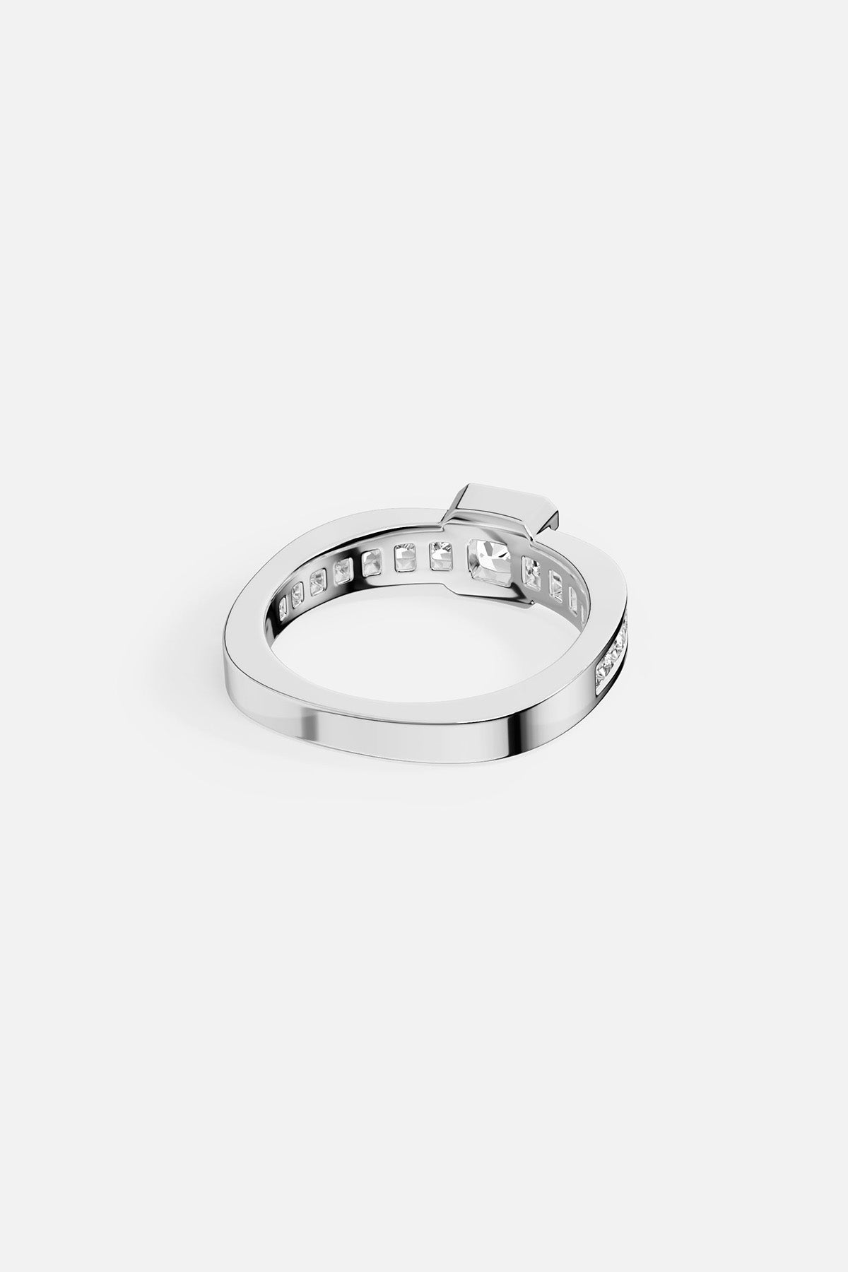 APM Monaco Festival Monaco bague pavée blanche