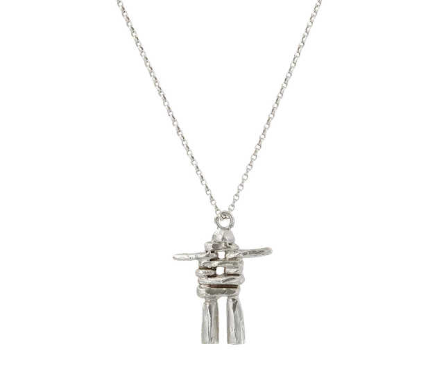 Alighieri The Skeleton of the Self collier argent sterling