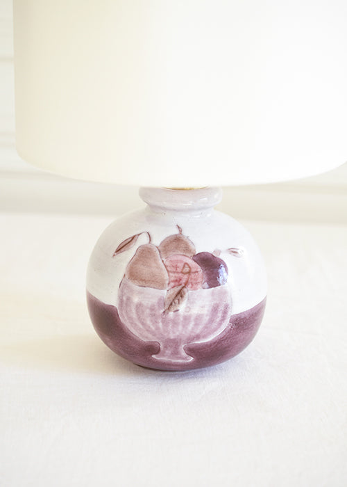 Cloutier Fruits lampe céramique boule pièce unique