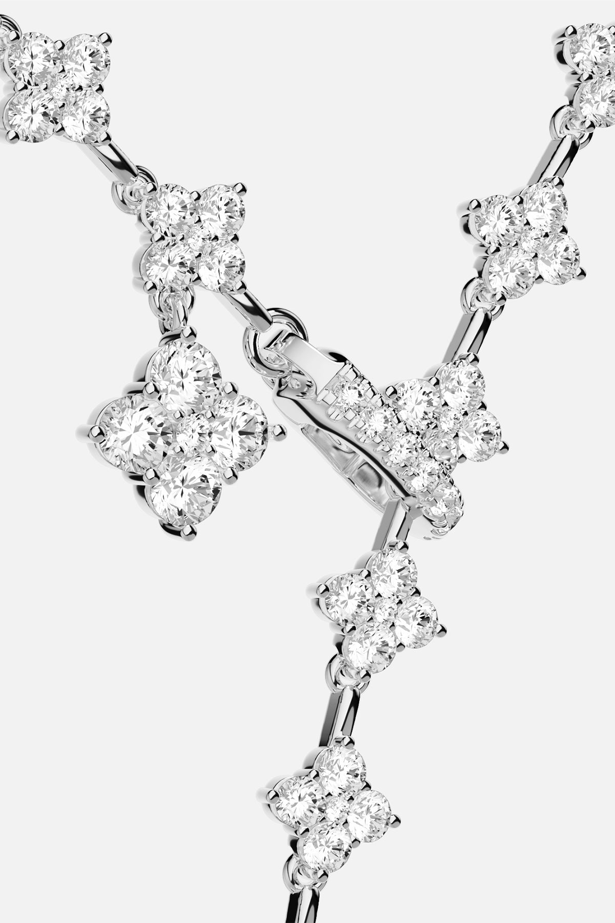 APM Monaco Lumière Éclat collier blanc réglable 38-50 cm