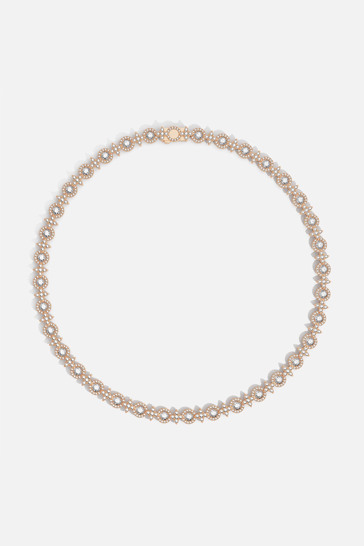 APM Monaco Météorites Glamour collier or rose 39 cm