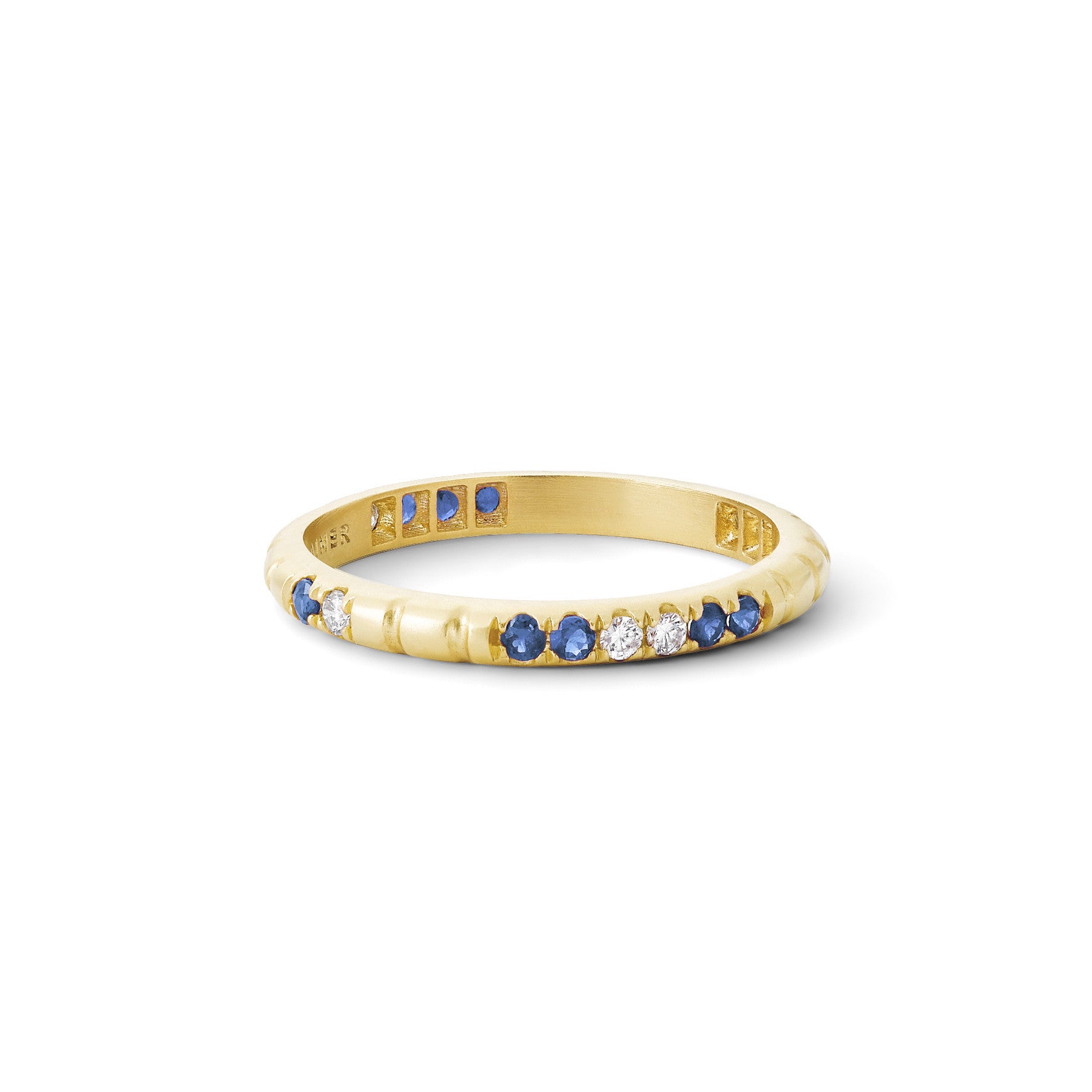Aimée Aimer Lignes F. bague Petites Lignes F. (4) or jaune saphir